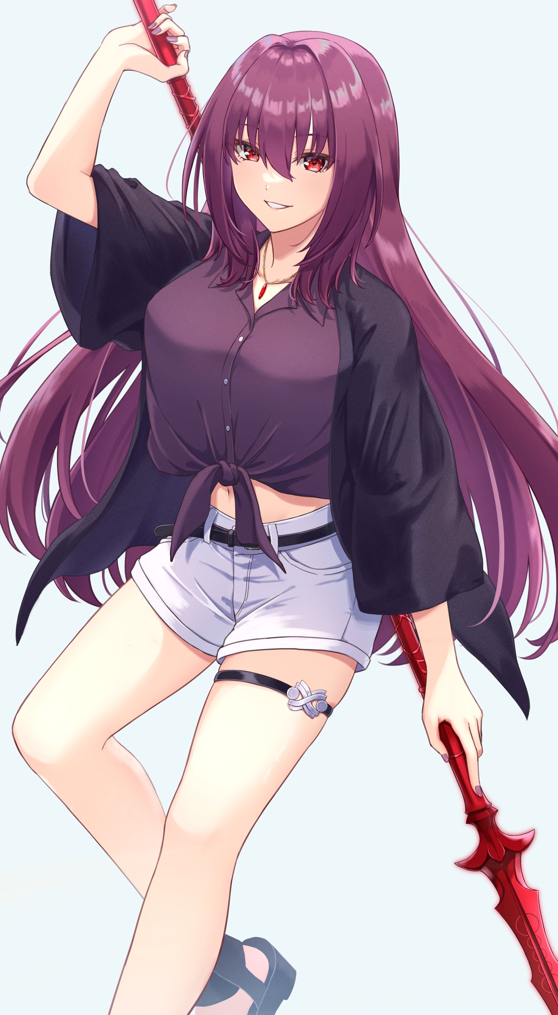 scathach (fate and 1 more) drawn by mitsuria_(kanesho1102) | Danbooru