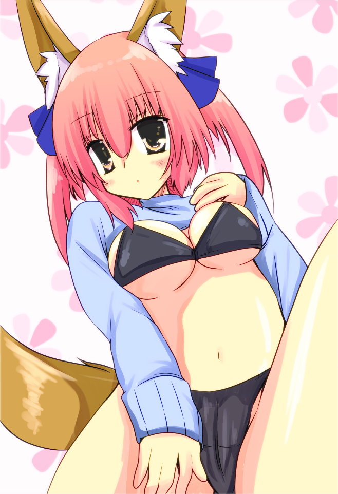 tamamo and tamamo no mae (fate and 1 more) drawn by ruugaruu
