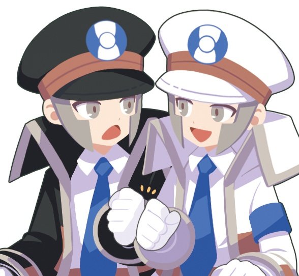 ingo and emmet (pokemon and 1 more) drawn by seku_000