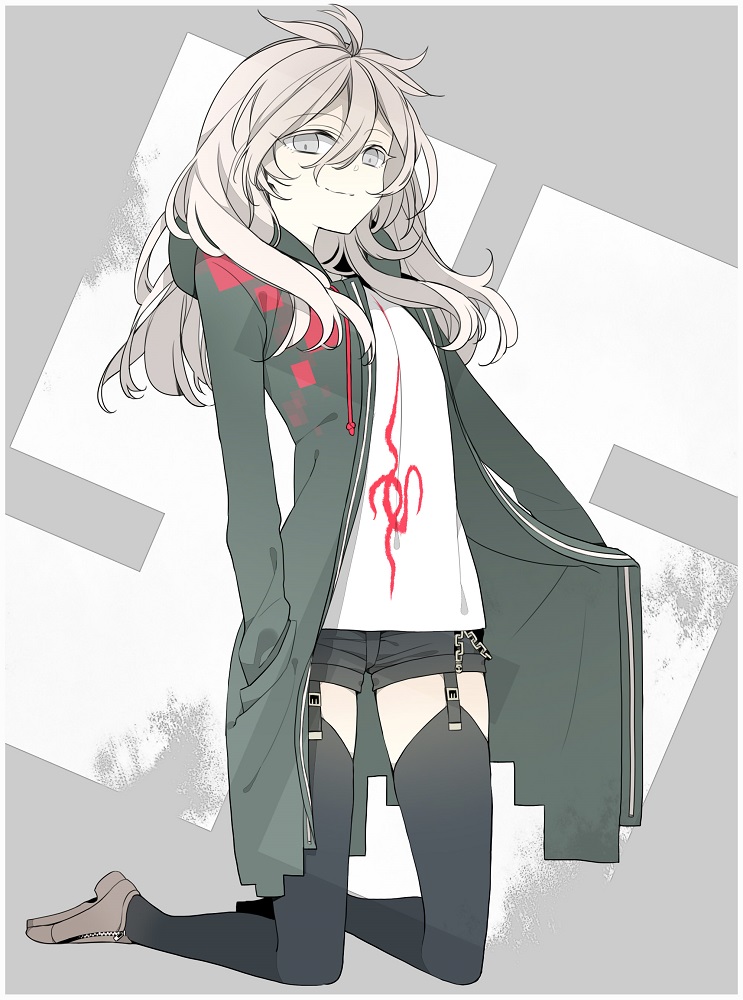 komaeda nagito (danganronpa and 1 more) drawn by lari