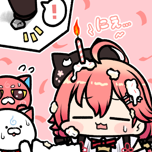 sakura miko, 35p, and kintoki (hololive) drawn by jazz_jack