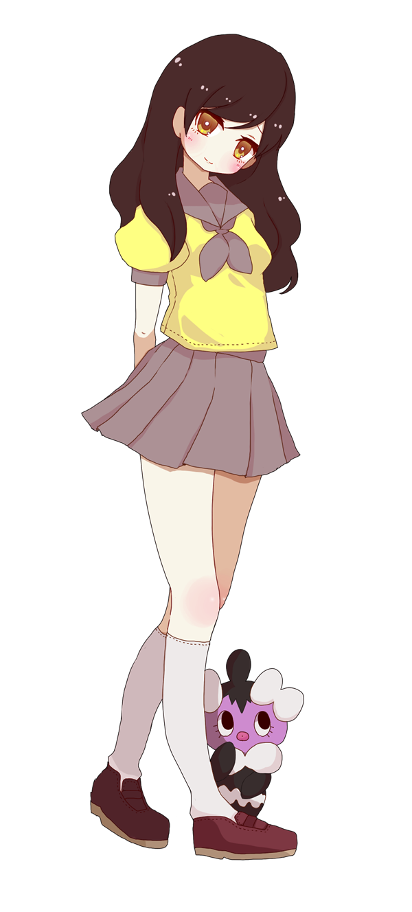 lass and gothita (pokemon and 1 more) drawn by ngayope