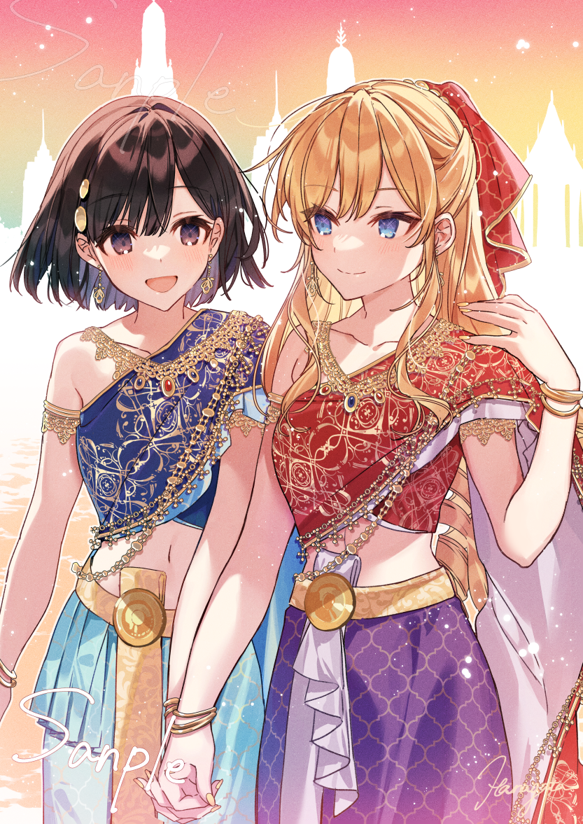claire francois and rae taylor (watashi no oshi wa akuyaku reijou) drawn by hanagata