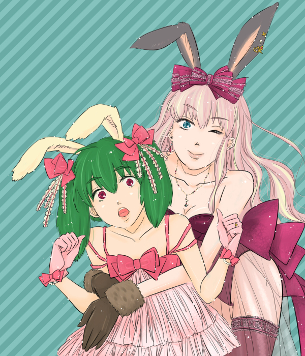 sheryl nome and ranka lee (macross and 1 more) drawn by ing._(836835)