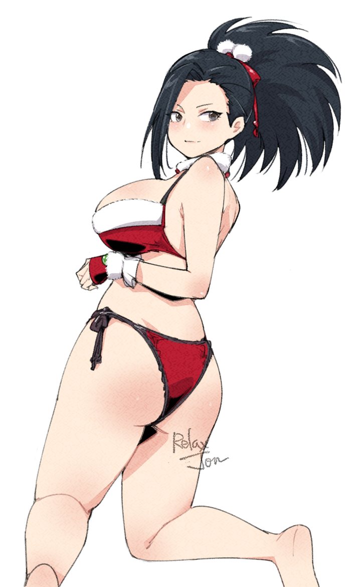yaoyorozu momo (boku no hero academia) drawn by relaxjon