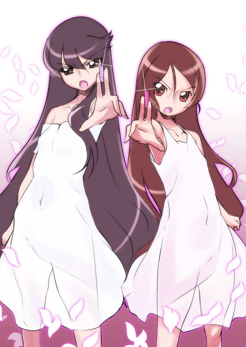 hanasaki tsubomi and tsukikage yuri (precure and 1 more) drawn by hikage_eiji