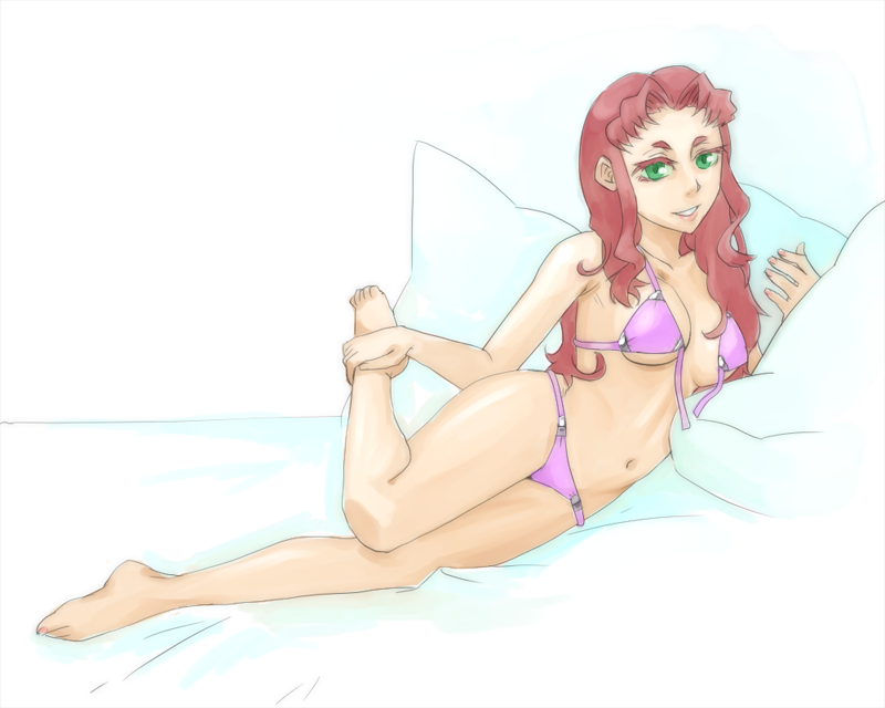 starfire (dc comics and 1 more) drawn by daisuke_(dice_k00)