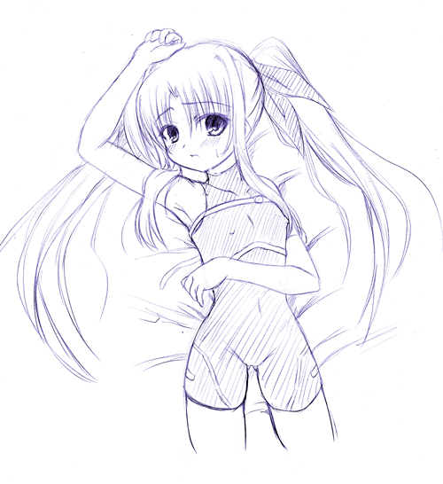 fate testarossa (lyrical nanoha and 2 more) drawn by johnny_(from_scratch)