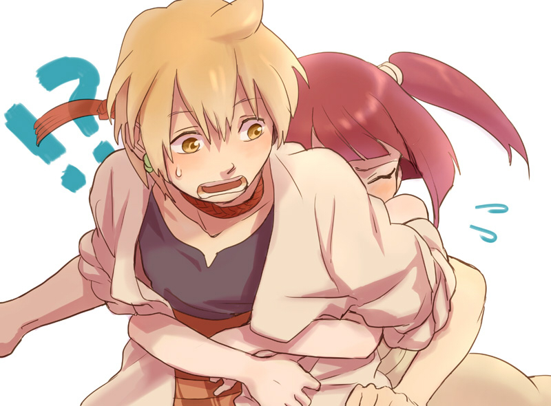 morgiana and alibaba saluja (magi the labyrinth of magic) drawn by batako