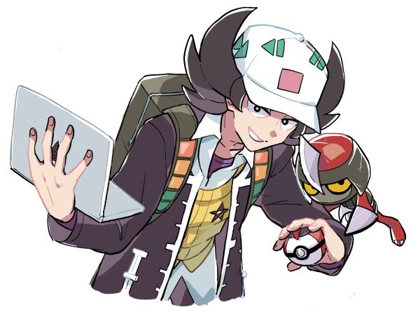 giacomo and pawniard (pokemon and 1 more) drawn by nyoripoke