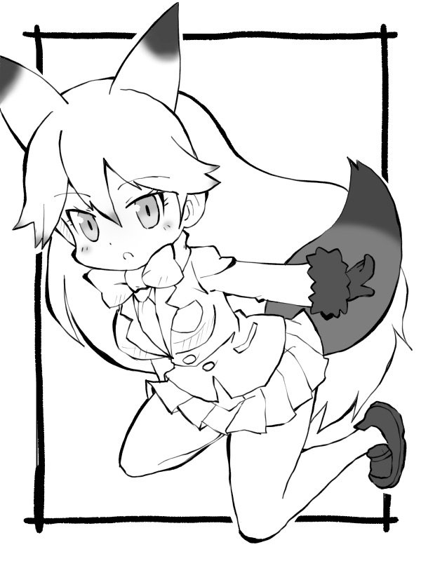 ezo red fox (kemono friends) drawn by zubatto_(makoto)