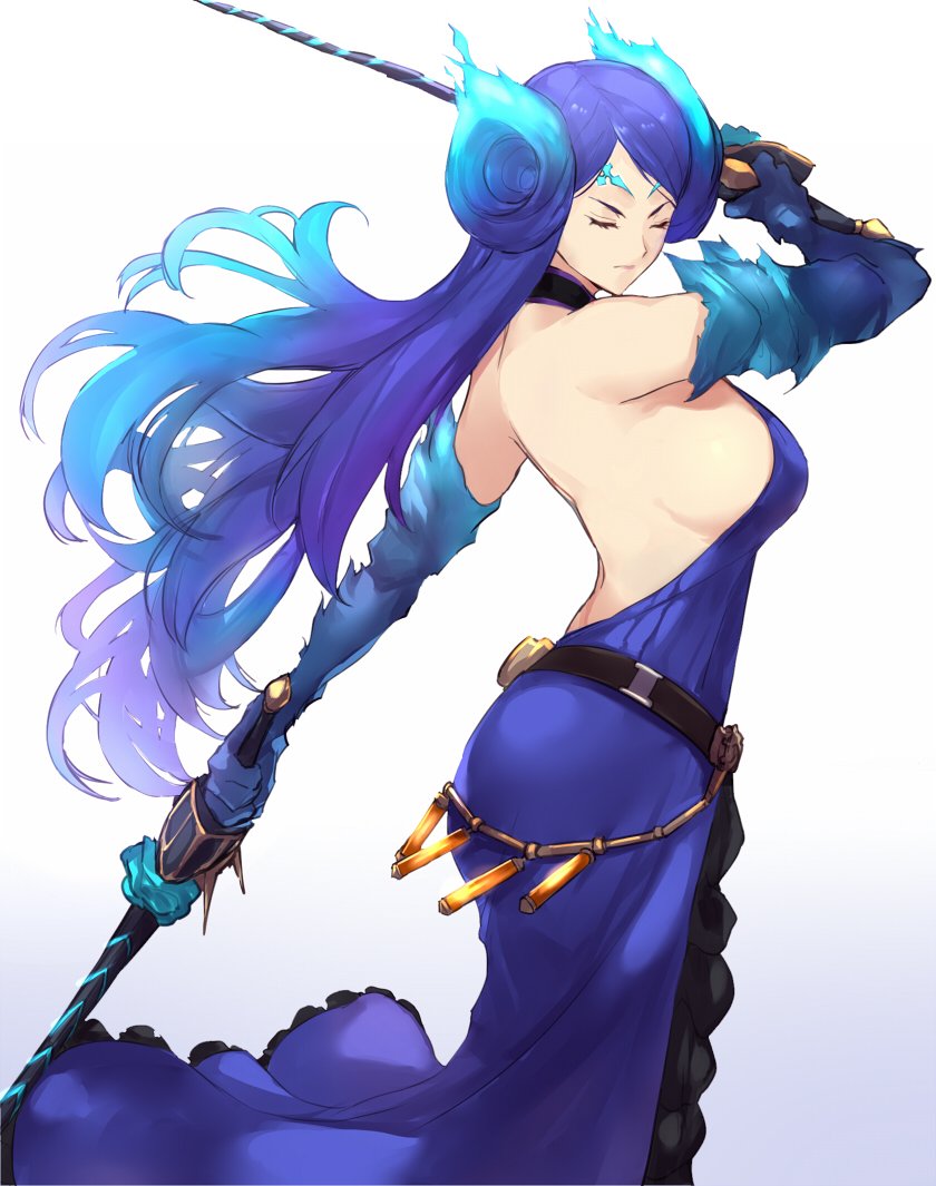 brighid (xenoblade chronicles and 1 more) drawn by negresco