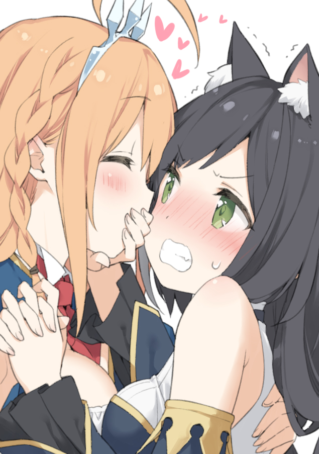 karyl and pecorine (princess connect!) drawn by kani_biimu