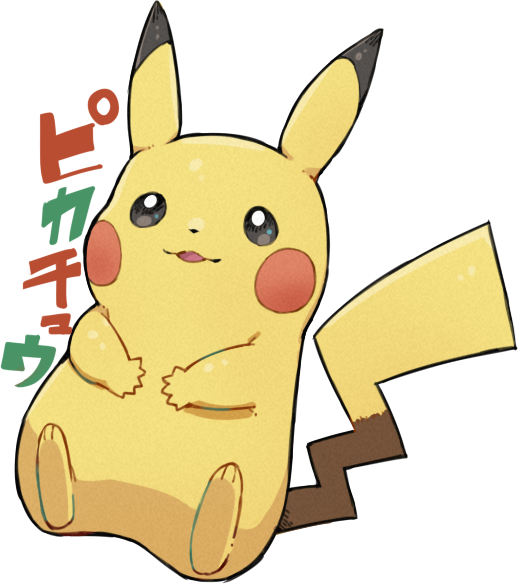 pikachu (pokemon) drawn by haruken