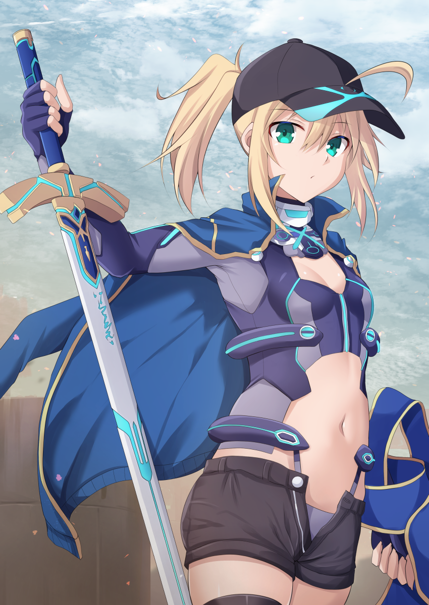 artoria pendragon and mysterious heroine x (fate and 1 more) drawn by cross_(crossryou)