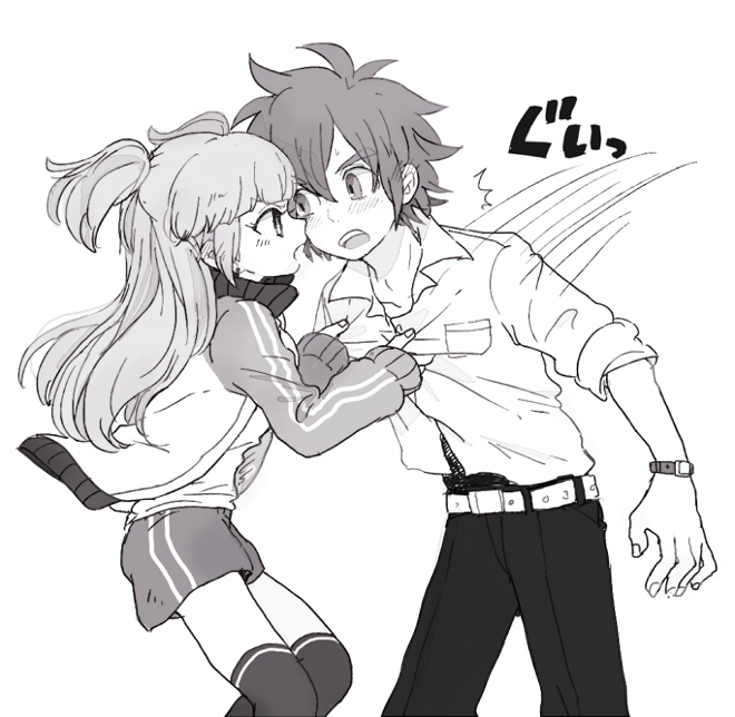 handa shin'ichi and kisaragi mako (inazuma eleven go and 1 more) drawn by tmrn