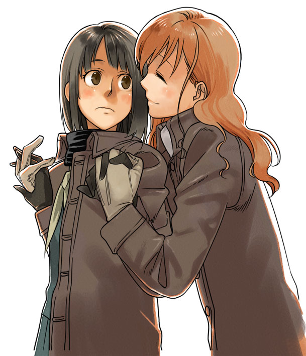 toudou shimako and nijou noriko (maria-sama ga miteru) drawn by mori_(unknown.)