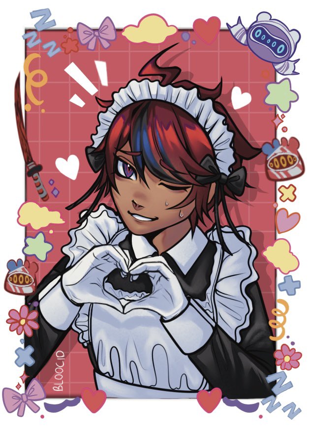 sumino takumi (the hundred line -last defense academy-) drawn by bloocid