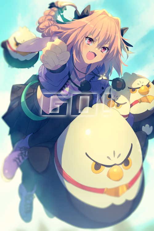 astolfo and hippogriff (fate and 1 more) drawn by echo_(circa)