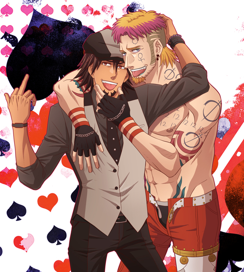 ebitetsu and jake martinez (tiger & bunny) drawn by lunarclinic