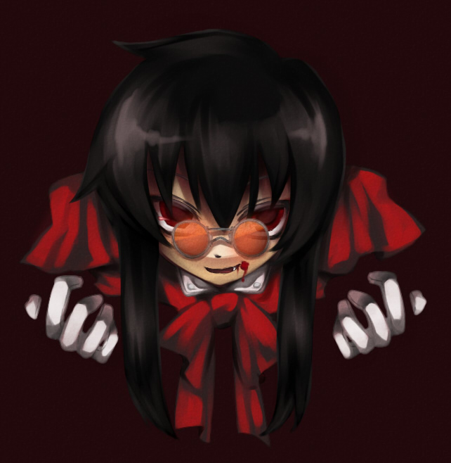 alucard and girlycard (hellsing and 1 more) drawn by kirishima_aono