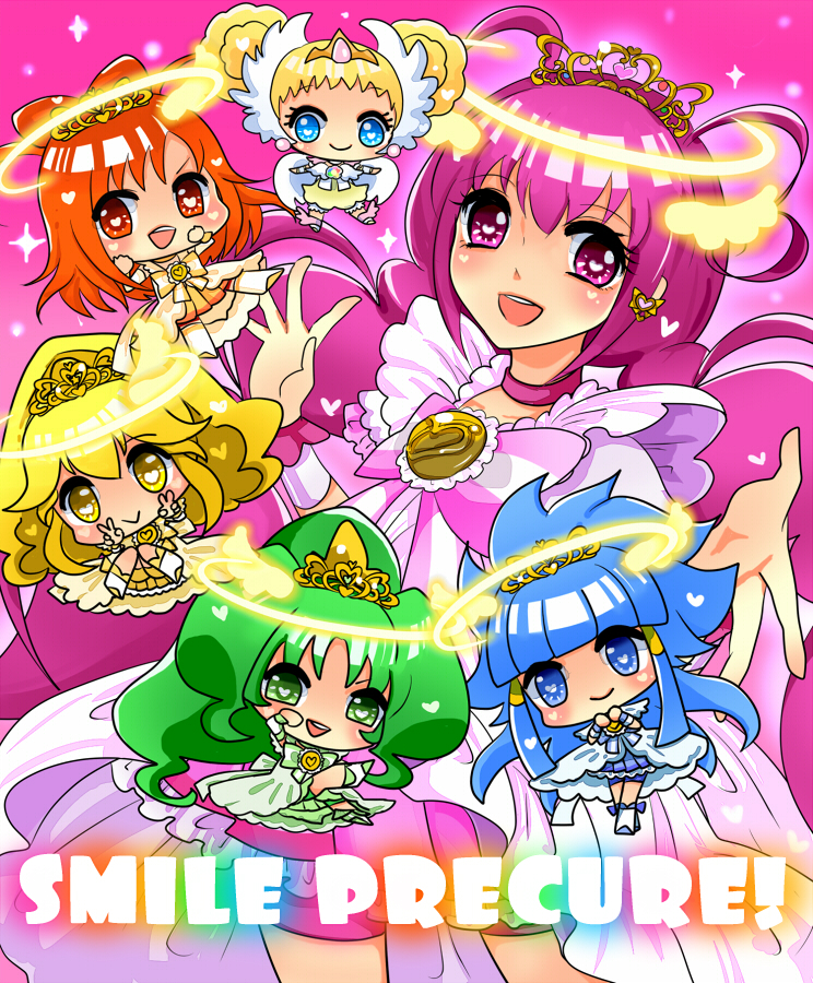 midorikawa nao, kise yayoi, aoki reika, hino akane, hoshizora miyuki, and 7 more (precure and 1 more) drawn by mamepote