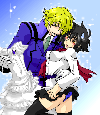 setsuna f. seiei and graham aker (gundam and 1 more) drawn by reno-kichi