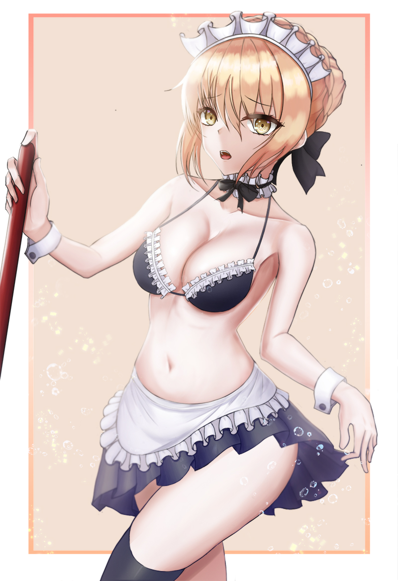 artoria pendragon and saber alter (fate and 1 more) drawn by twit_eg0