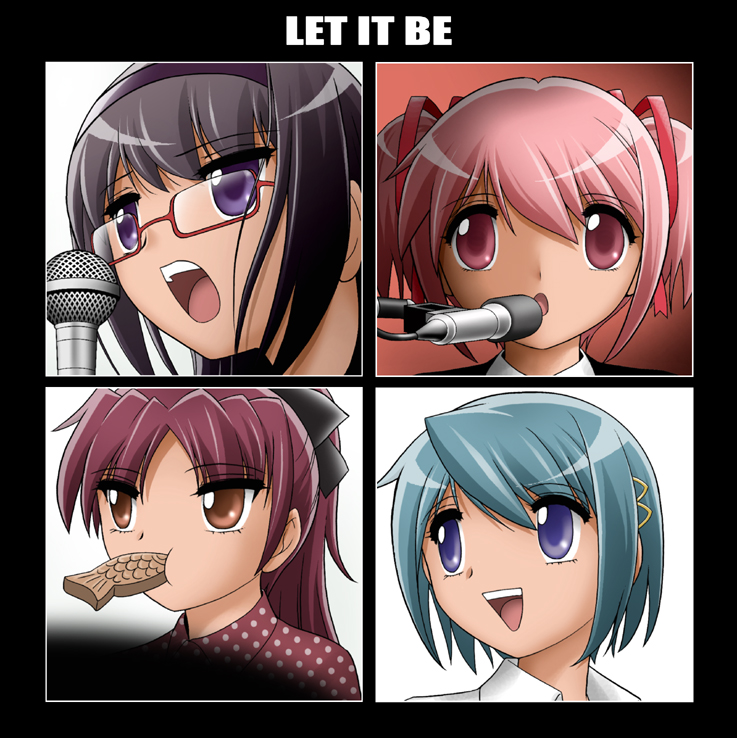 akemi homura, kaname madoka, miki sayaka, and sakura kyoko (mahou shoujo madoka magica and 2 more) drawn by shingyouji_tatsuya