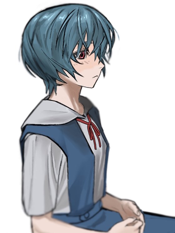 ayanami rei (neon genesis evangelion) drawn by ornhic
