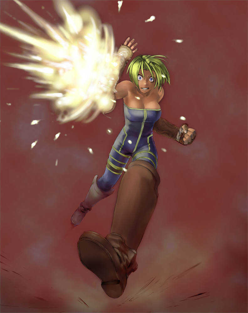 monk (final fantasy and 1 more) drawn by muhamado