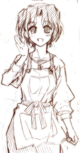 yuzuhara haruka (to heart and 1 more) drawn by momiji_mao