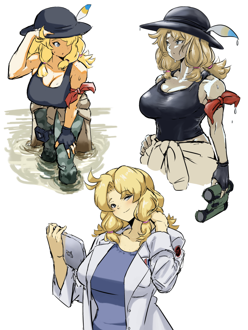 kako and calenda (kemono friends and 1 more) drawn by hatch_(hatch_box)