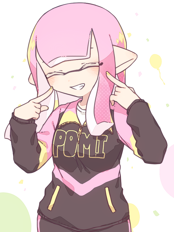 inkling player character and inkling girl (splatoon) drawn by inuowour