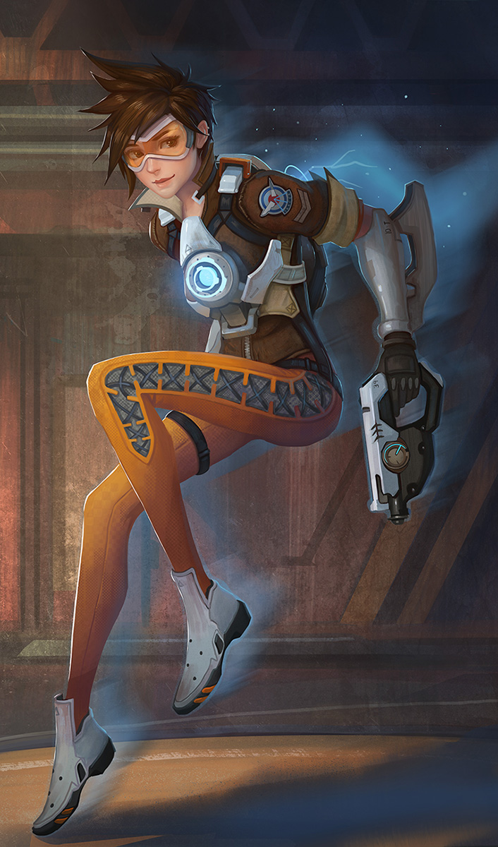 tracer (overwatch and 1 more) drawn by yagaminoue