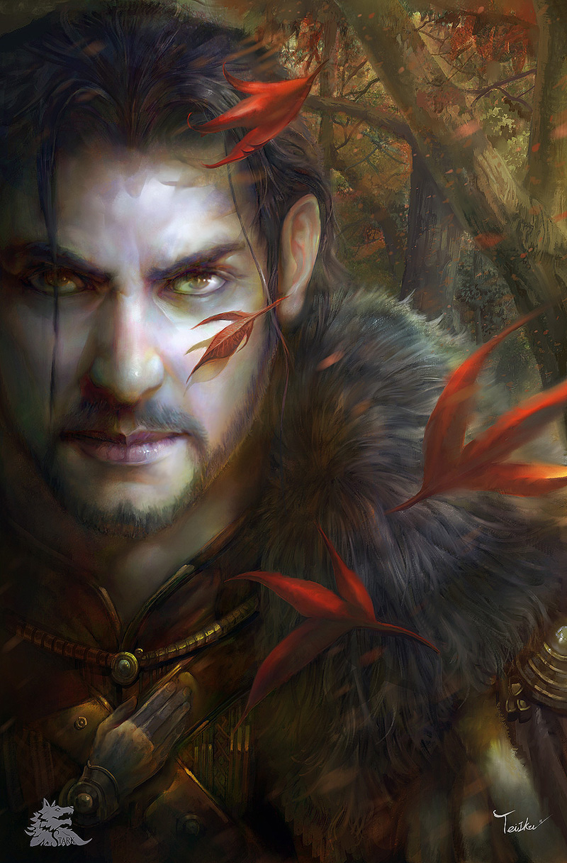 eddard stark (a song of ice and fire) drawn by teiiku_(artist)