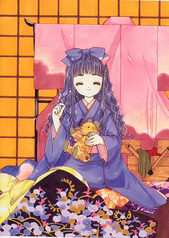 daidouji tomoyo (cardcaptor sakura) drawn by clamp_(circle)
