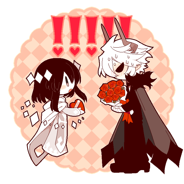 kcalb and etihw (funamusea and 1 more) drawn by funamusea_(artist)