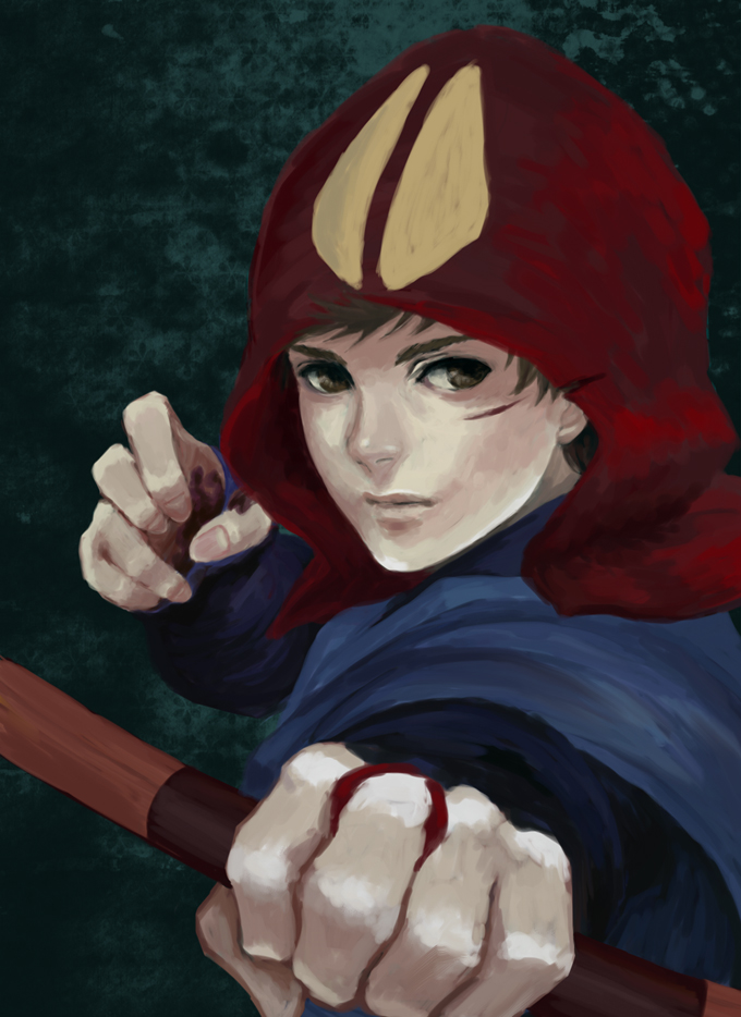 ashitaka (studio ghibli and 1 more) drawn by pierrot31