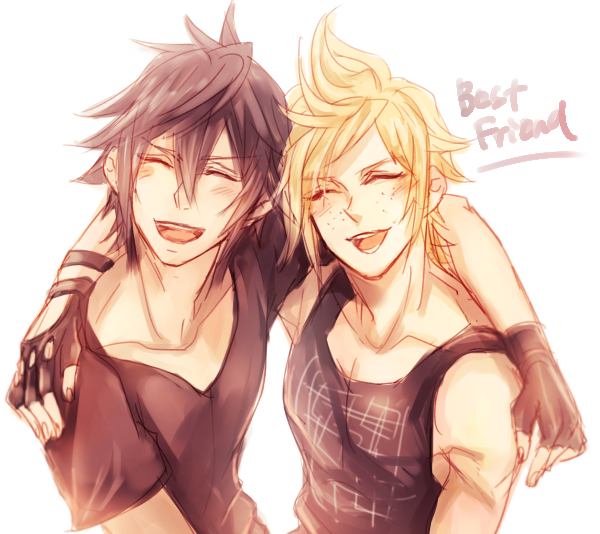 noctis lucis caelum and prompto argentum (final fantasy and 1 more)
