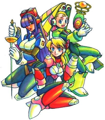 alia, layer, and pallette (mega man and 1 more) drawn by 1014