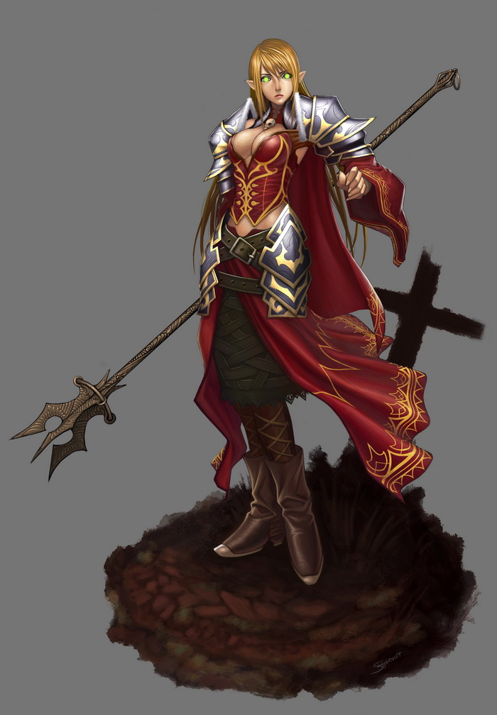 player character (warcraft and 1 more) drawn by neoartcore