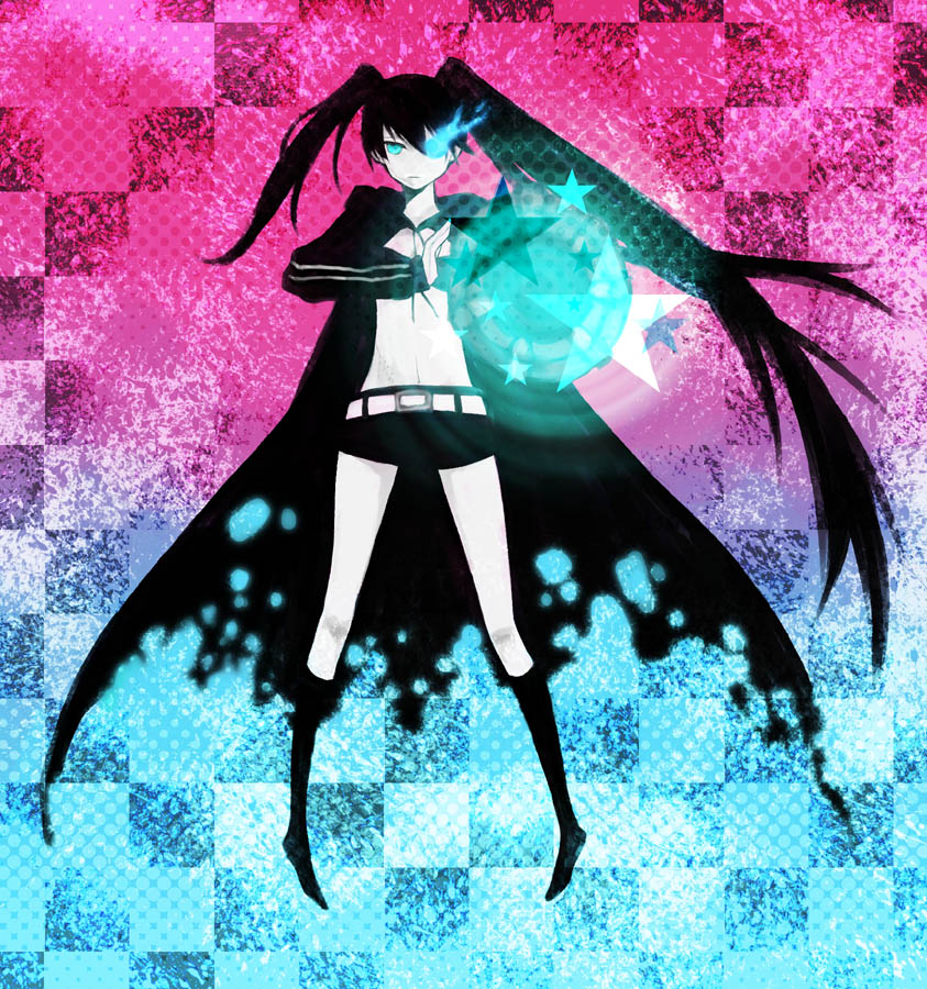 black rock shooter (black rock shooter) drawn by hayashi_(hayashi03)