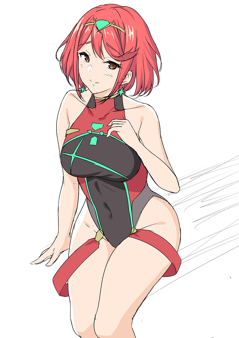 pyra (xenoblade chronicles and 1 more) drawn by ame_isshiki