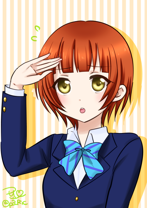 hoshizora rin (love live! and 1 more) drawn by ric._(marchen_mozuku)