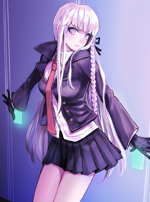 kirigiri kyoko (danganronpa and 1 more) drawn by potti-p
