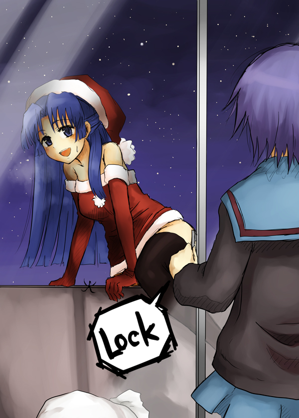 nagato yuki and asakura ryoko (suzumiya haruhi no yuuutsu) drawn by yakusa