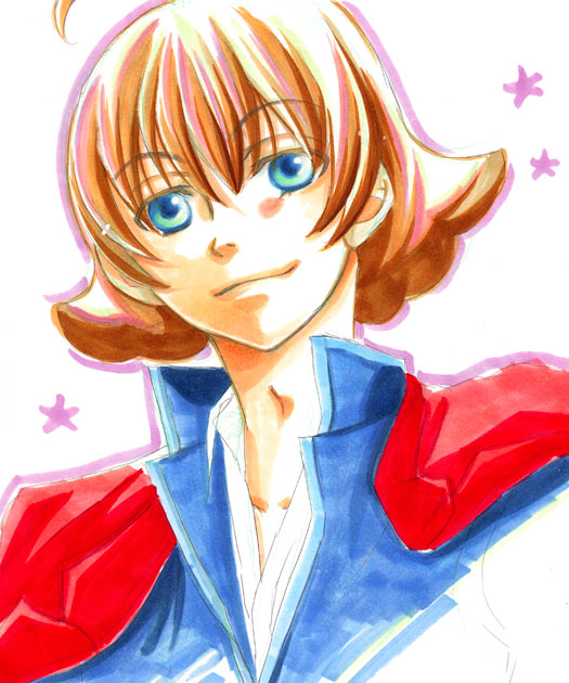 eustace winner (ace attorney and 2 more) drawn by coltomo