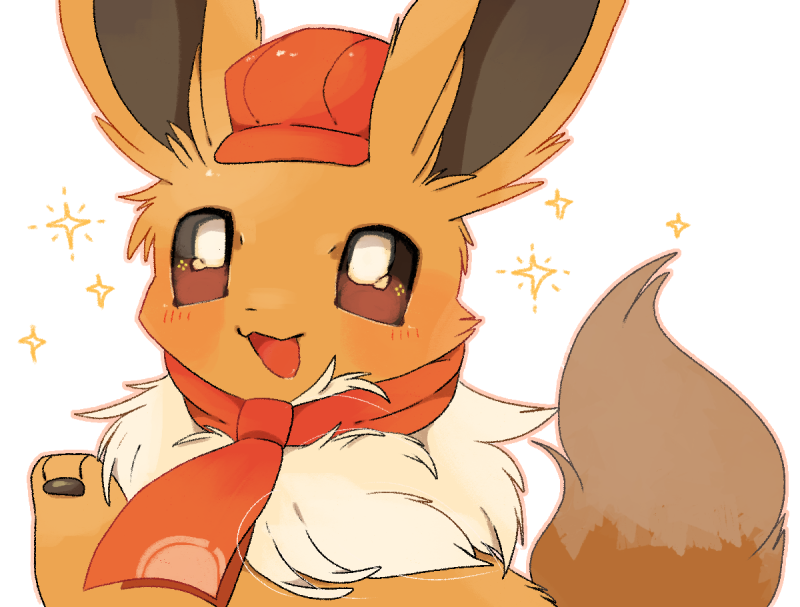eevee (pokemon and 1 more) drawn by socono_noa