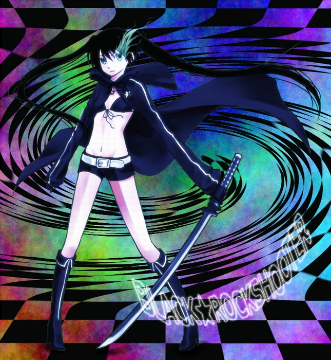 black rock shooter (black rock shooter) drawn by itsuki_(itu-ki)